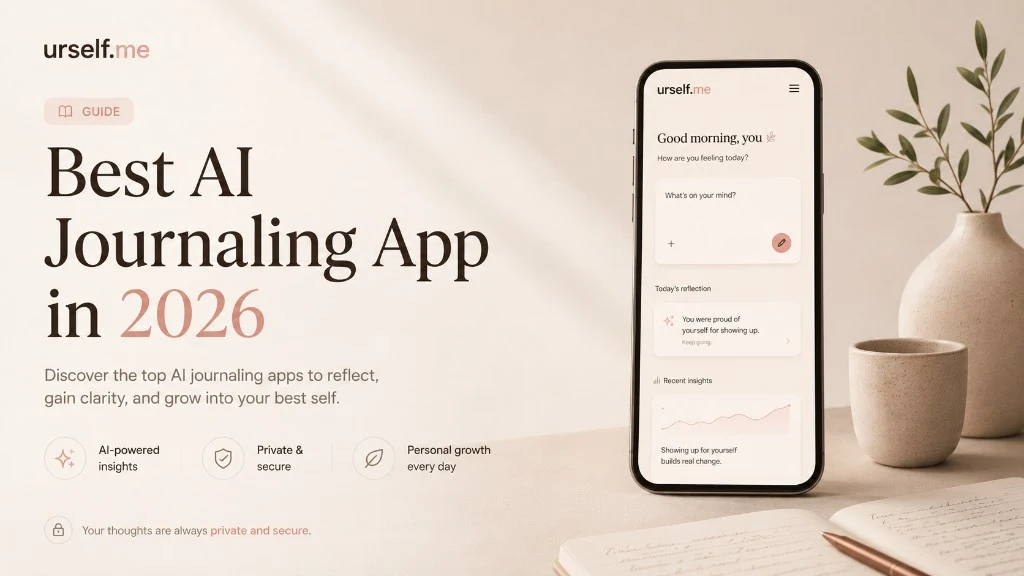 Best AI personal growth app 2026 — Urself AI secondary self
